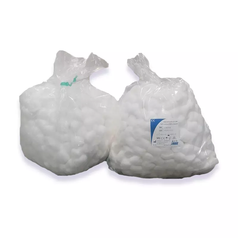 2 sachets de boules de coton Euromedis