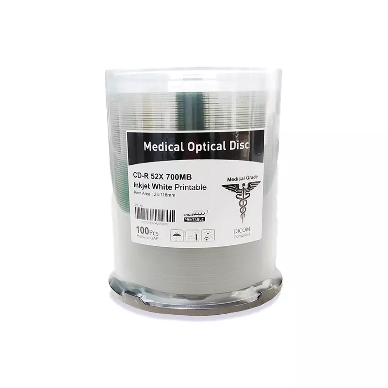 Pack de CD-R 52x 700 MB Imprimable jet d'encre
