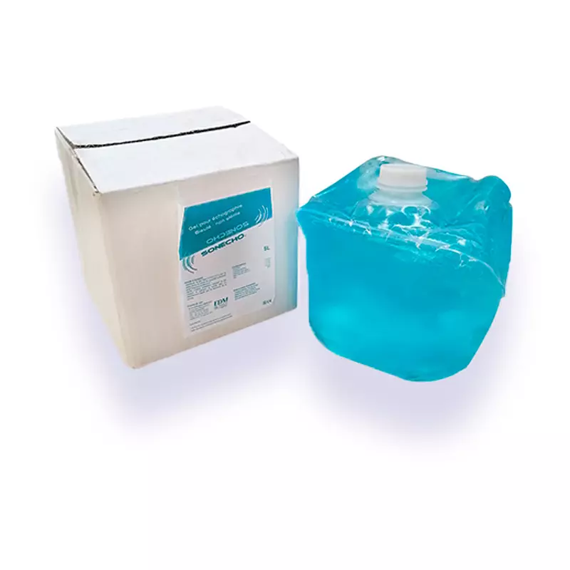 Bidon de Gel échographique non stérile SONECHO avec son carton 