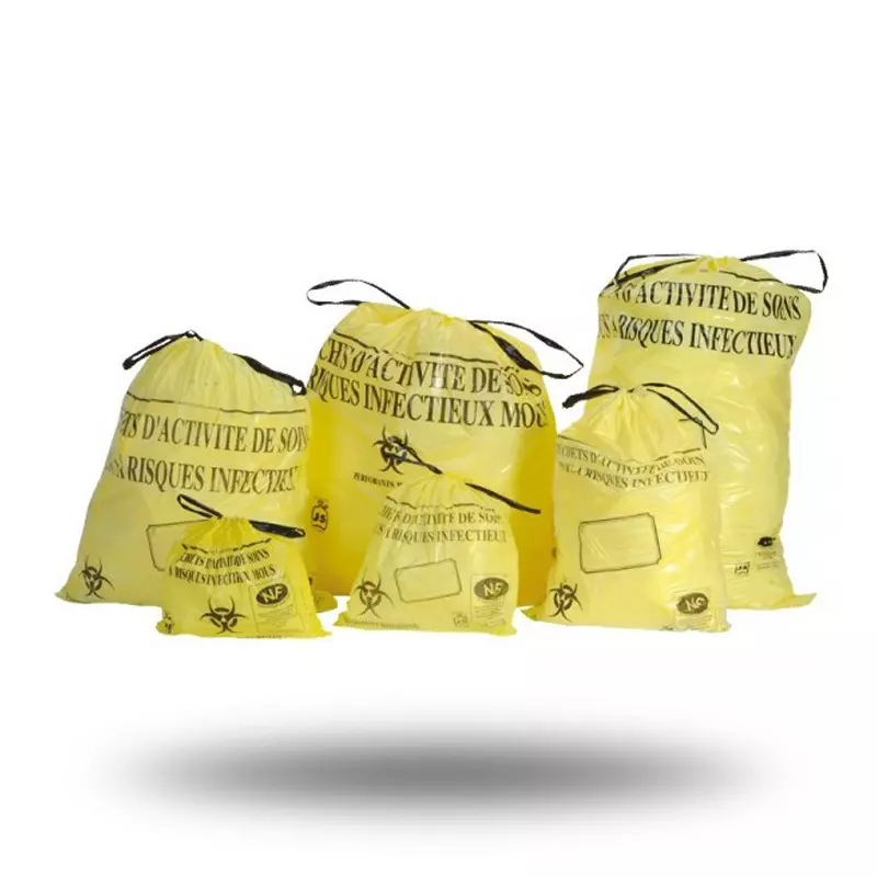 Ensemble de sac plastique BD pour DASRI 
