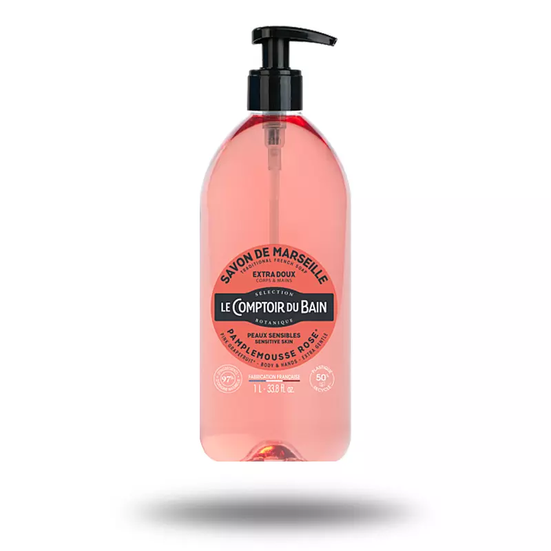 Savon liquide LCB en Flacon de 1 L Pamplemousse rose