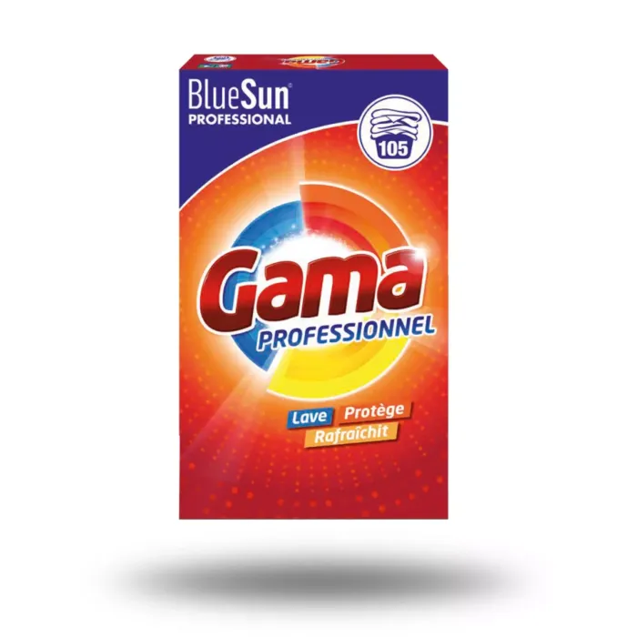 Packaging lessive Gama formula professionnel en poudre