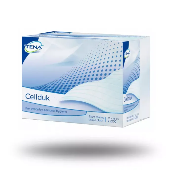 Boite de carrés d'essuyage en cellulose Tena Cellduk ProSKIN