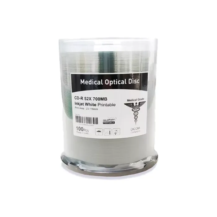 Pack de CD-R 52x 700 MB Imprimable jet d'encre
