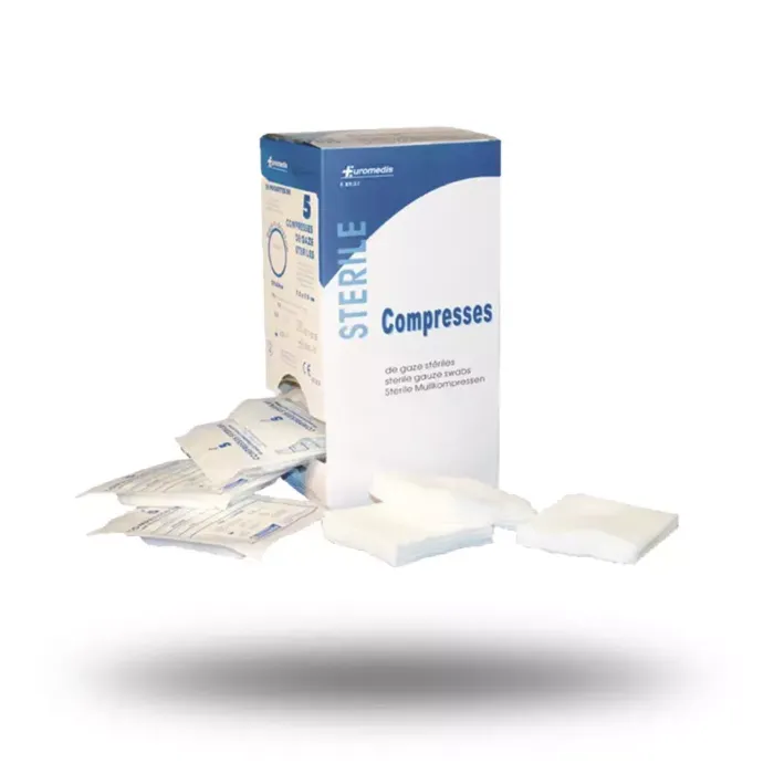 Boite de compresses de gaze stérile ORX EUROMEDIS avec compresses unitaires