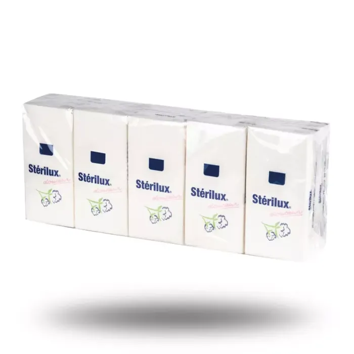 Pack de 10 étuis pocket de mouchoirs Stérilux