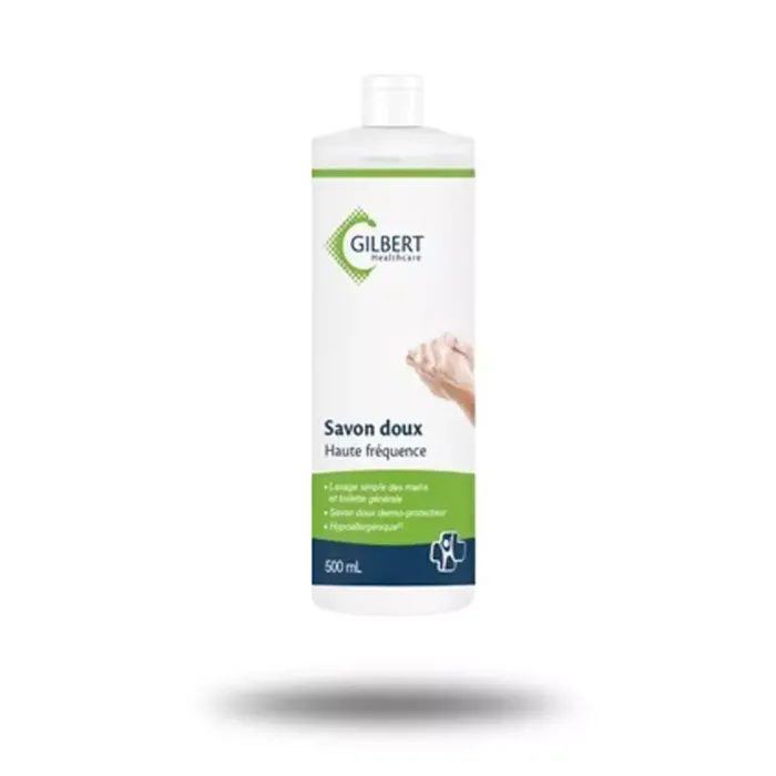 Flacon savon doux à usage fréquent Gilbert Healthcare