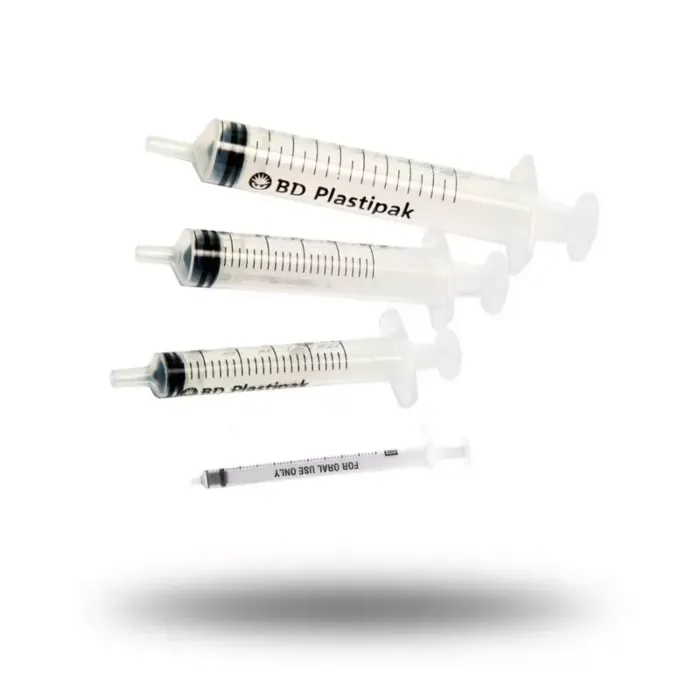 4 Seringue Luer 3 pièces BD PLASTIPAK