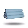 6 rouleaux draps d'examen en ouate plastifiée bleue gaufré collé