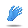 Un gant nitrile bleu THERALYSE : protection médicale et chimique AQL 1,5