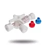 Robinet 3 voies et rotation 360° 
