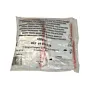 Un sachet de 100 doigtiers médicaux 2 doigts polyéthylène sans latex, emballés individuellement.