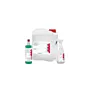 Un spray de 250 ml, un spray de 750 ml et un bidon de 5 litres de MELISEPTOL ACUTE : désinfectant rapide à base d'alcool pour surfaces médicales.