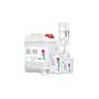 Ensemble des conditionnements disponibles pour les gammes Softaskin + Pure de B. Braun : lotion de lavage douce pour peaux sensibles