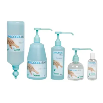 Tous les formats de gel désinfectant Aniosgel 800  
