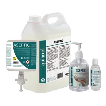 Tous les formats d'ASEPTIC, gel hydroalcoolique désinfectant