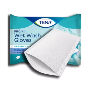 Sachet de gants de toilette TENA
