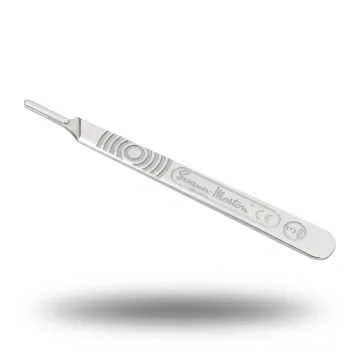 Manche de bistouri Swann Morton en acier inoxydable
