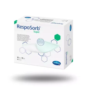 Boite de 10 pansement stérile super absorbant RespoSorb Super 
