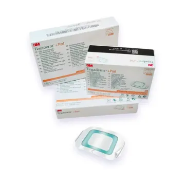 3 boites et unité de pansement adhésif stérile transparent avec compresse Tegaderm+PAD 
