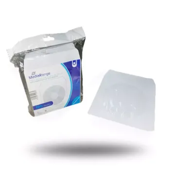 Condtionnement Pochette papier pour CD/DVD blanche
