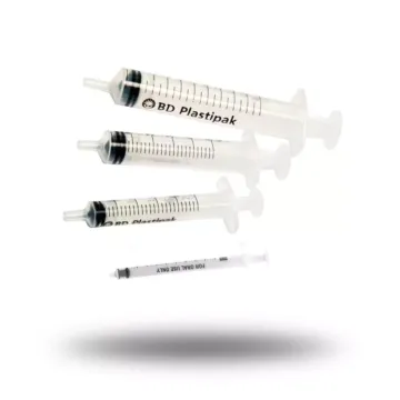 4 Seringue Luer 3 pièces BD PLASTIPAK