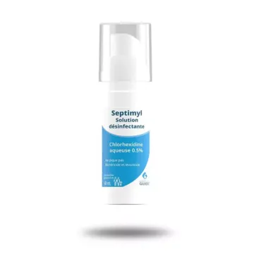 Flacon de 50 mL de spray chlorhexidine 0,5% SEPTIMYL