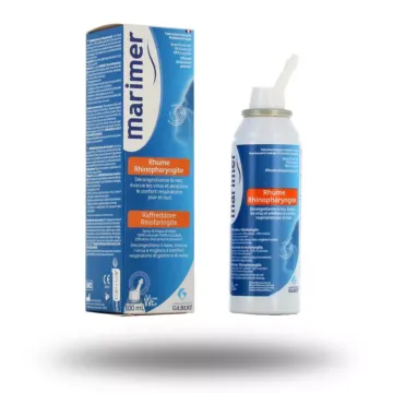 Spray de 100 mL eau de mer MARIMER pour nez bouché et rhume