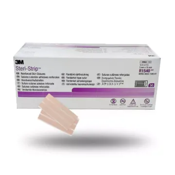 Boite et unité sutures cutanées adhésives stériles Steri-Strip
