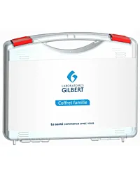 Boite coffret trousse de secours format Gilbert famille