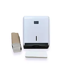 Distributeur et recharge en ABS pour essuie-mains plié