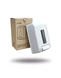 Carton et distributeur universel manuel en ABS blanc
