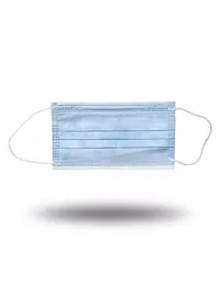 Masque chirurgical UNIR type IIR 3 plis bleu
