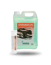 Bidon de 5 litres de Steranions 2 % et son tube de 100 bandelettes de contrôle