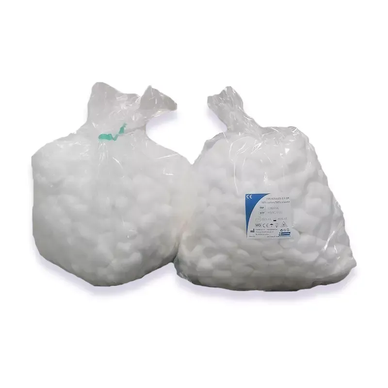 Boules de coton de 5 à 6 mg en sachet de 700