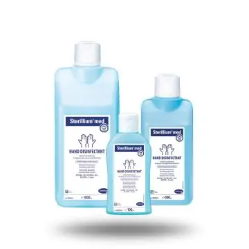 Plusieurs flacons de solution désinfectante Sterillium Med de Paul Hartmann