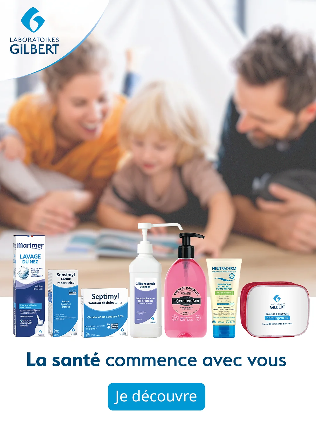 Bannière de produits Gilbert